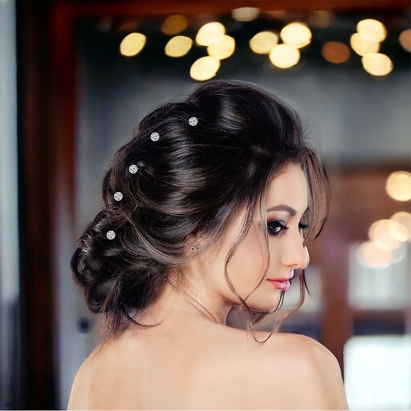 NIB-RHINESTONE CRYSTAL PIN HAIR TWISTERS! SPIRAL STONES FOR YOUR HAIR! - Picture 4 of 16